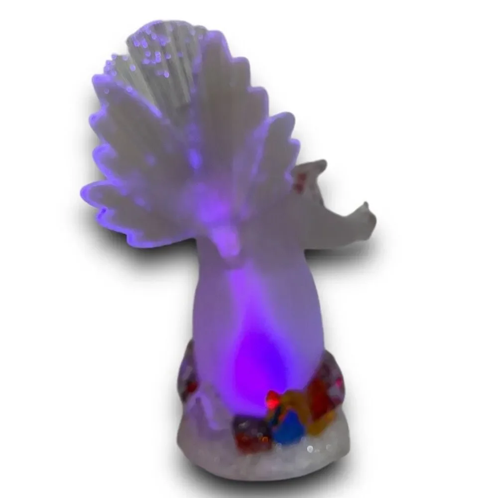 Acrylic Frosted Lighted Snowman Color Changing Christmas Figurines